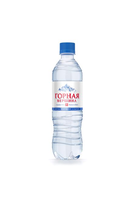 Горная вершина 0,5л негаз. ПЭТ 12шт/уп.