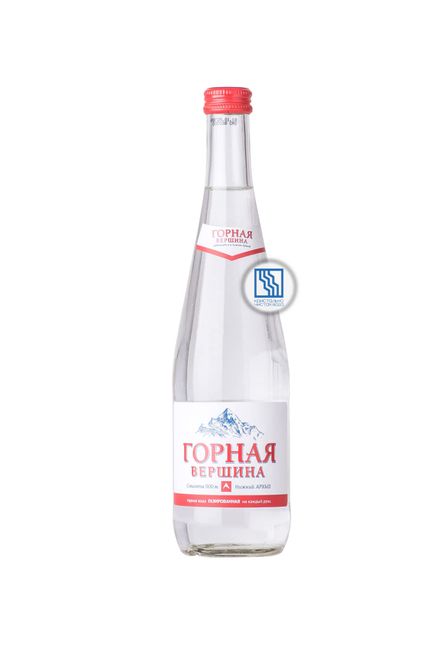 Горная вершина 0,5л негаз. Стекло 12шт/уп.