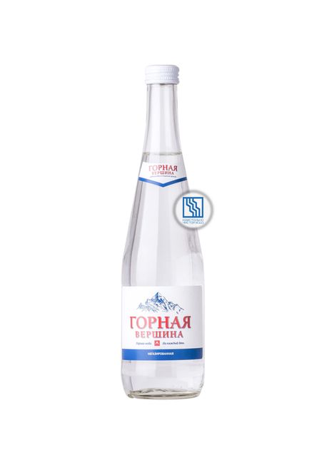 Горная вершина 0,5л газ. Стекло 12шт/уп.