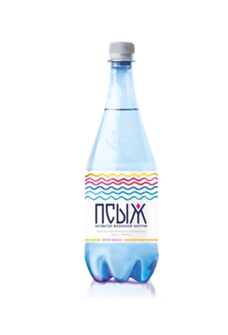 Вода минеральная лечебно-столовая "ПСЫЖ" газ. 1л.(в упк. 6 шт)