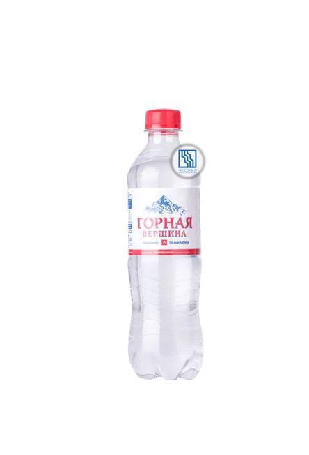 Горная вершина 0,5л газ. ПЭТ 12шт/уп.
