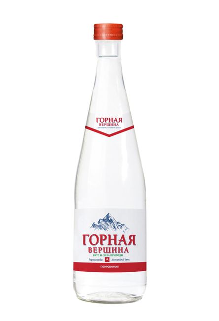 Горная вершина 0.5л негаз. Стекло 12шт/уп.