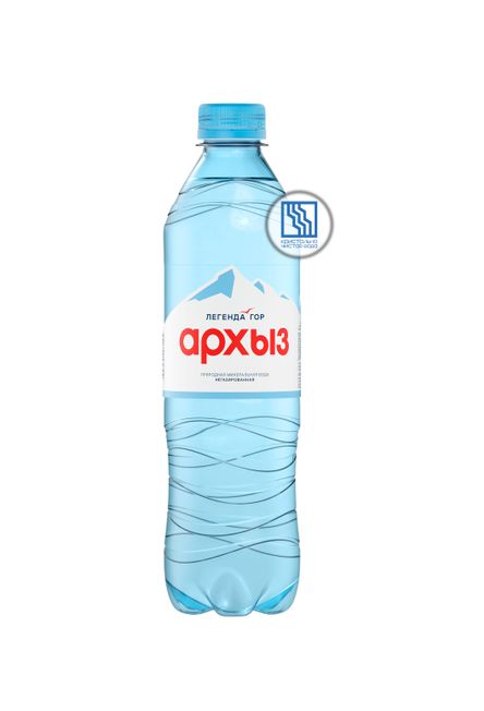 Легенда гор "Архыз" 0.5л негаз. ПЭТ 12шт/уп.